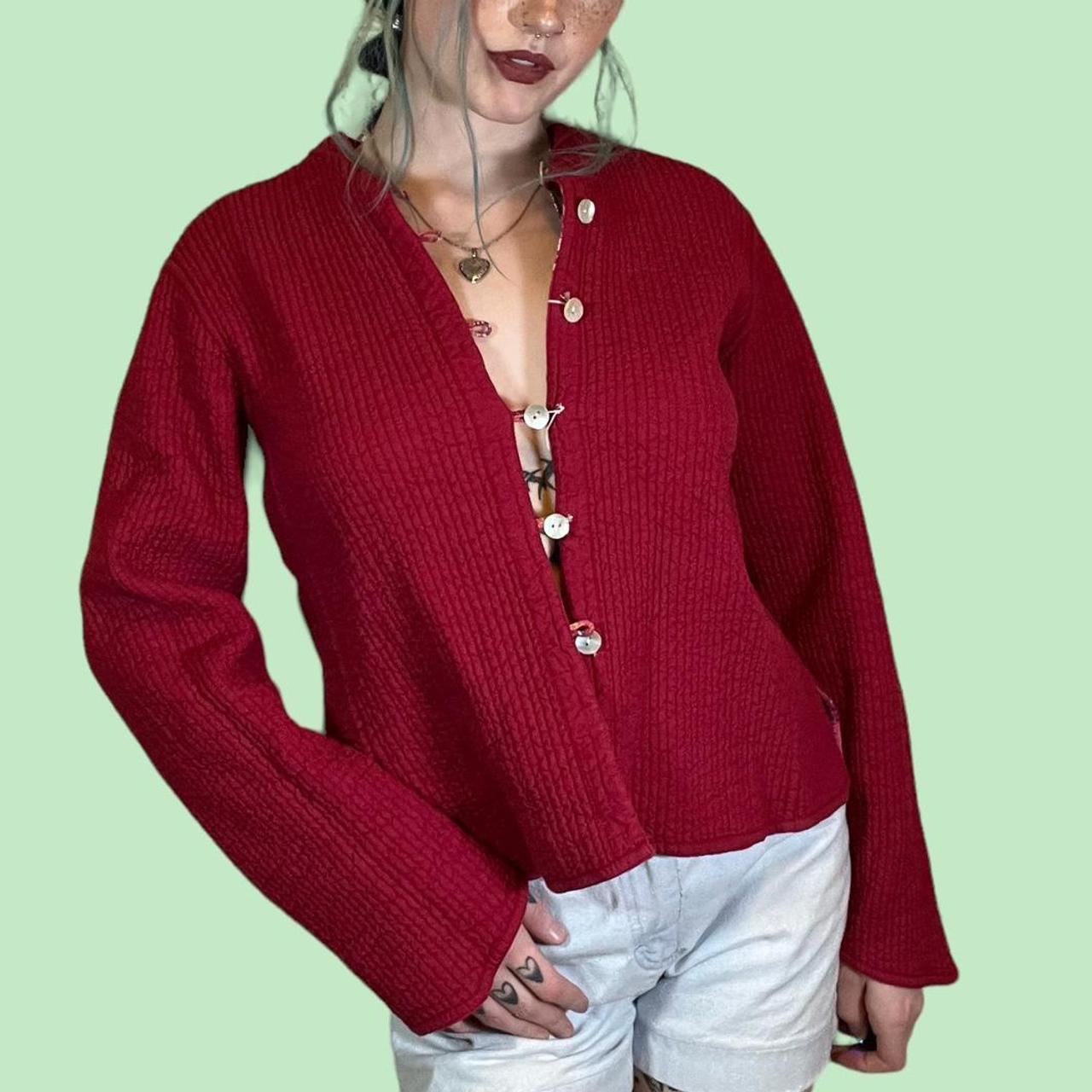 Super cute reversible quilted jacket! This piece is... Depop