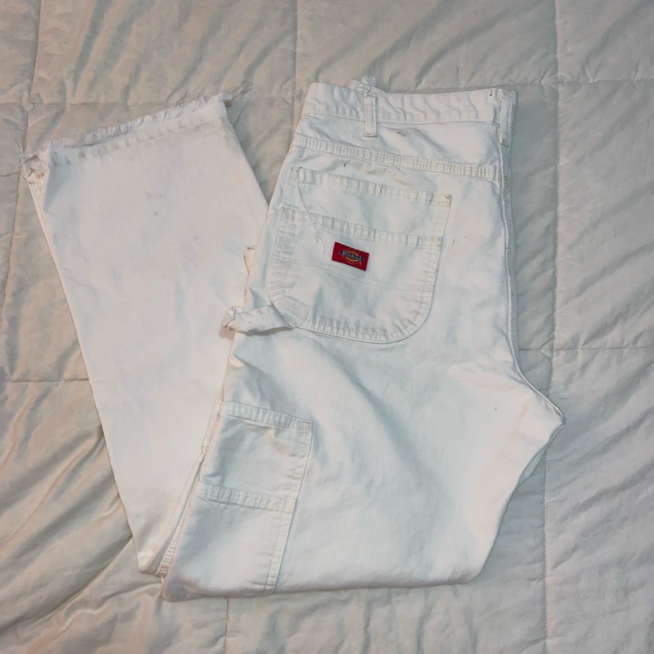 Rare White Dickie’s Cargo Pants Few stains that... Depop