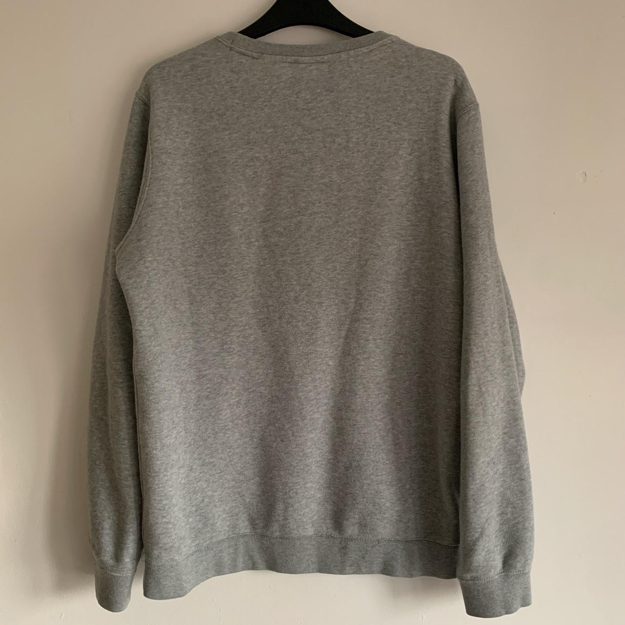 Vintage Nike grey sweatshirt jumper Small stain... - Depop