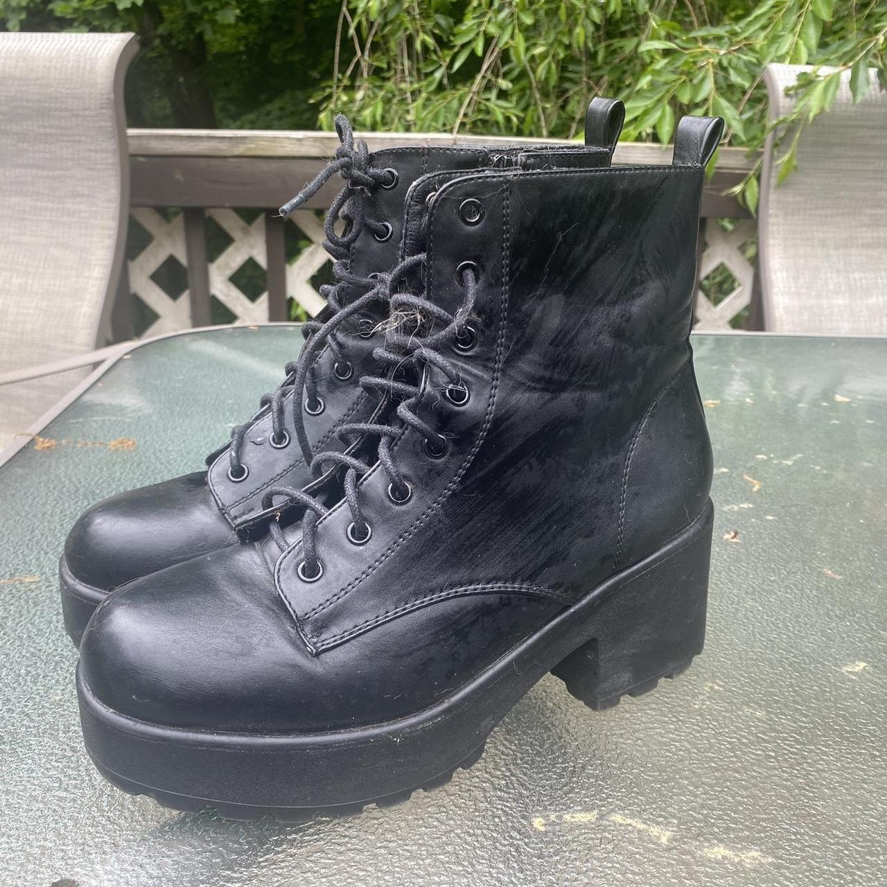 GIN Platform Military Boots from Koi Footwear Just. Depop