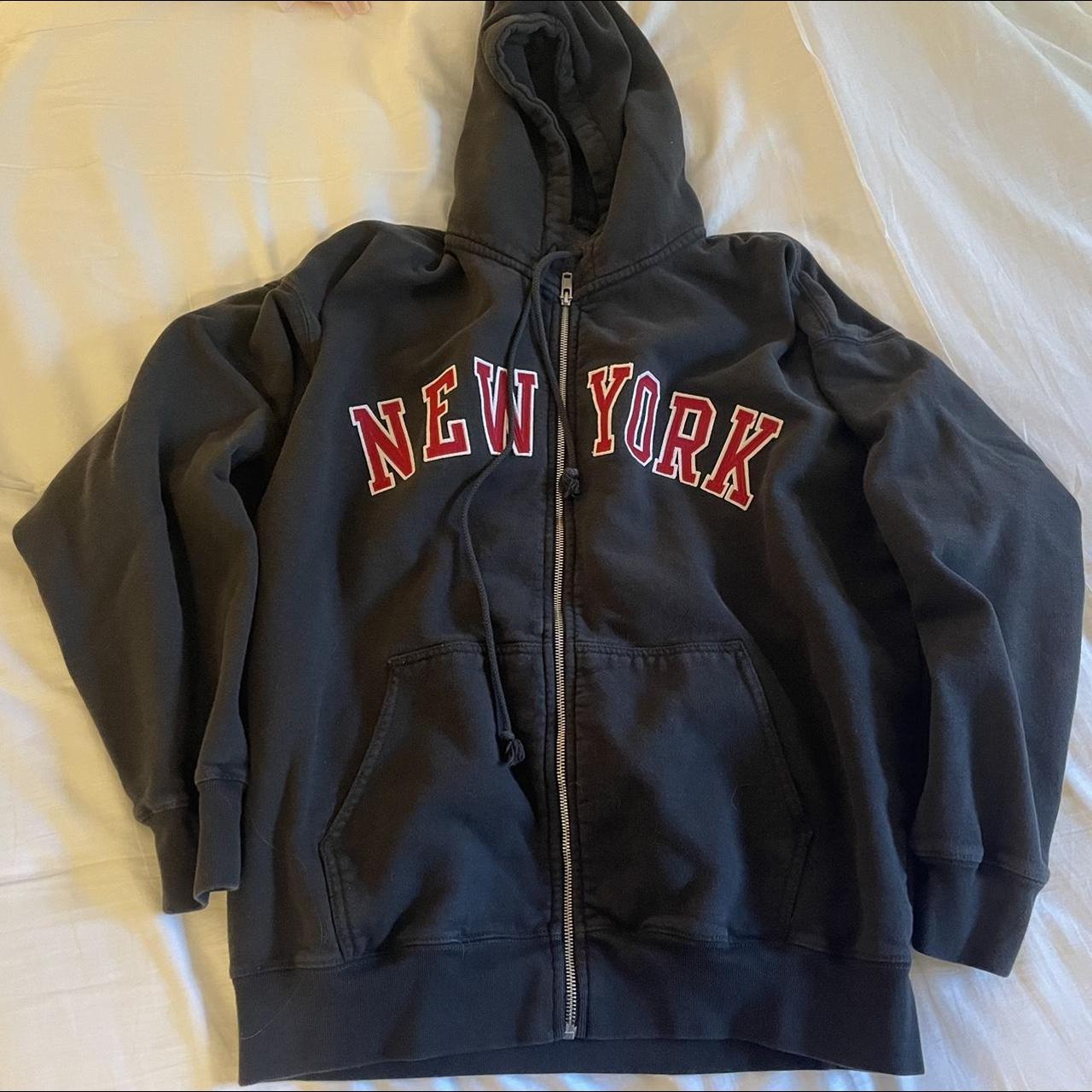 New York Oversized John Galt Brandy Melville Hoodie... - Depop