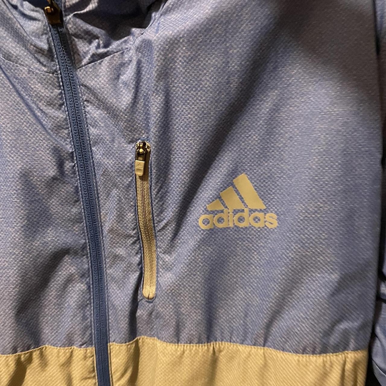 Vintage Adidas Windbreaker 🥶 has pockets and a hood! - Depop