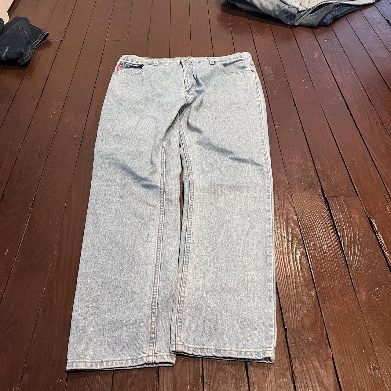 Vintage 90s Bugle Boy baggy jeans Super dope fading... Depop