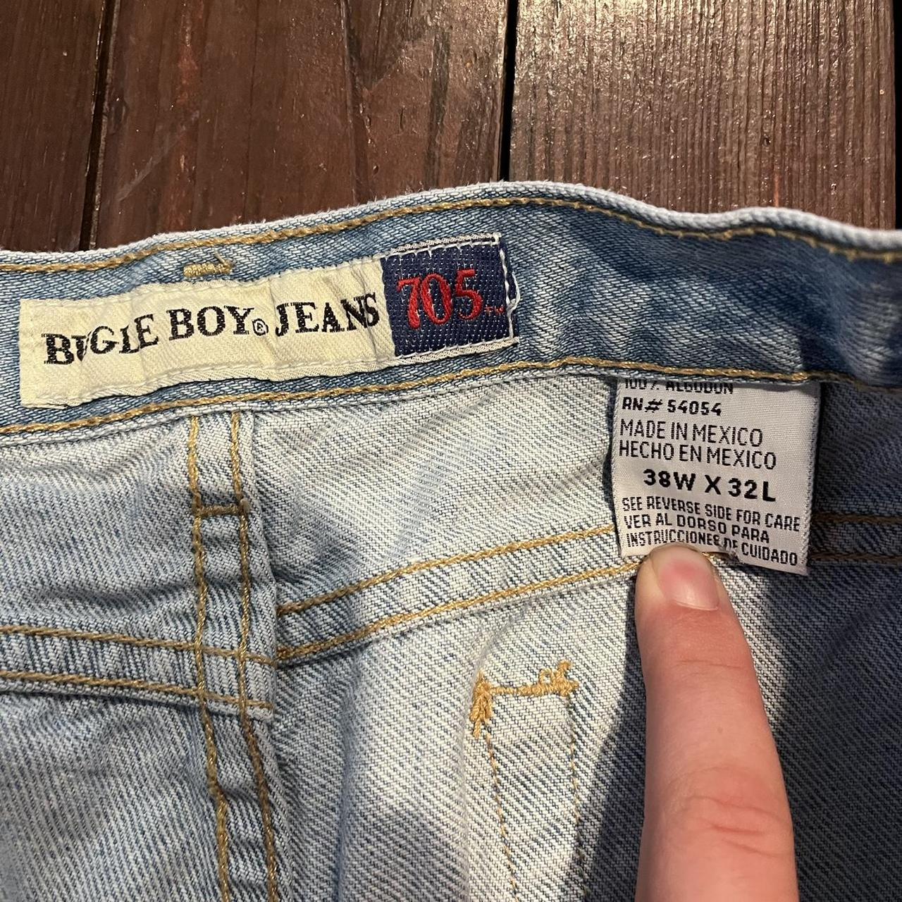 Vintage 90s Bugle Boy baggy jeans Super dope fading... Depop