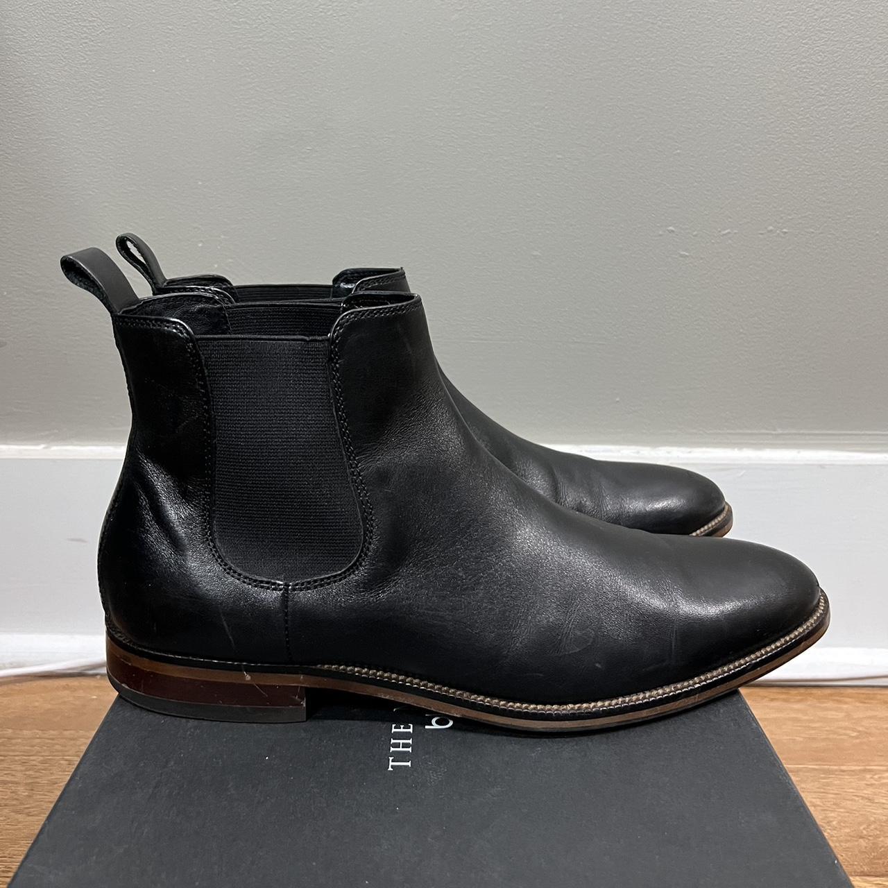 Bloomingdale's Men's Black Boots | Depop