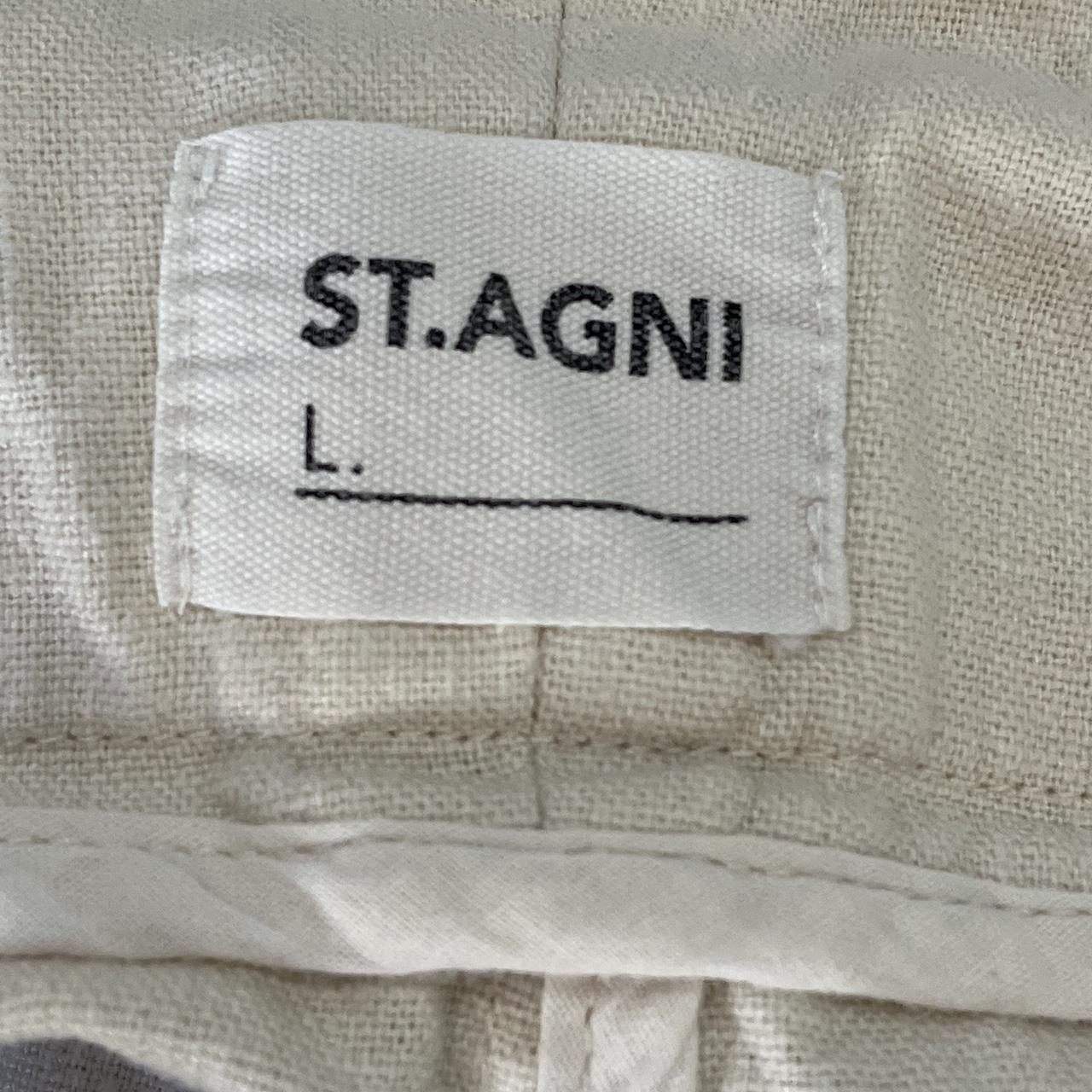High waist lined pleated shorts from Saint Agni... - Depop