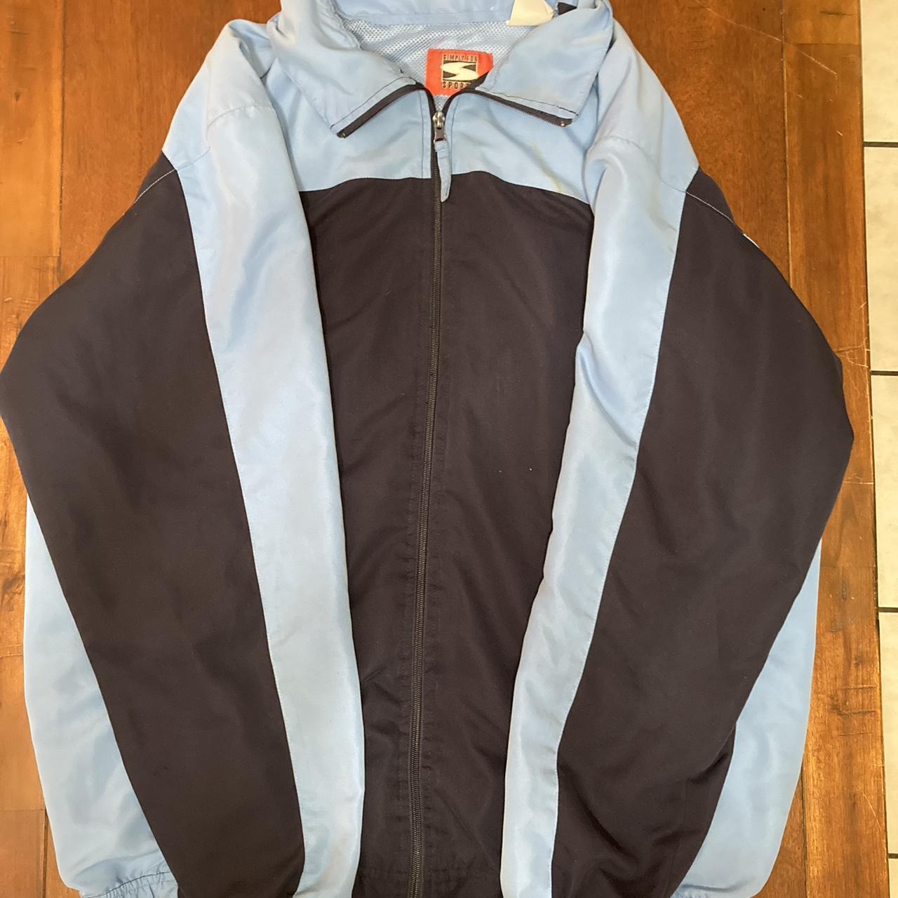 Simply For Sports Men's Blue Sweatshirt Depop