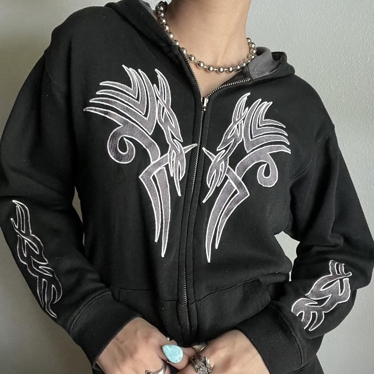 Men's Full Zip Hoodie Jacket Hooded Tribal Graphic Prints Zipper