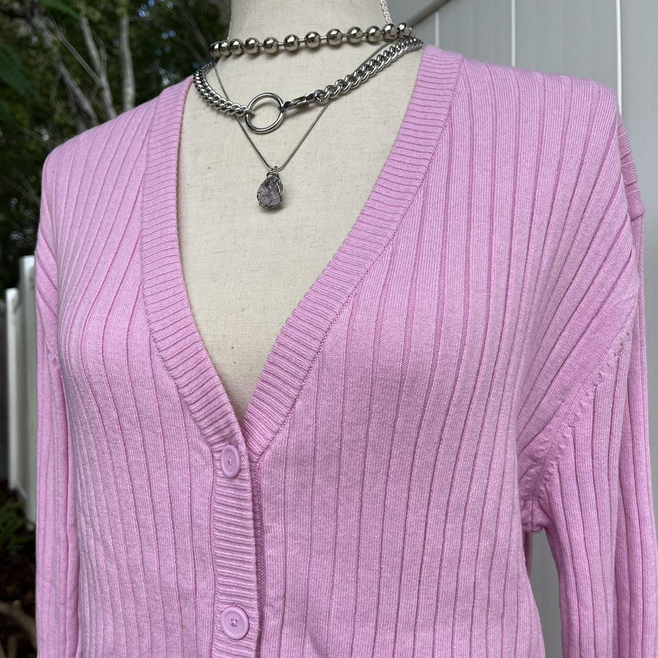 aerie pastel pink cardigan 🌸 soft material Depop