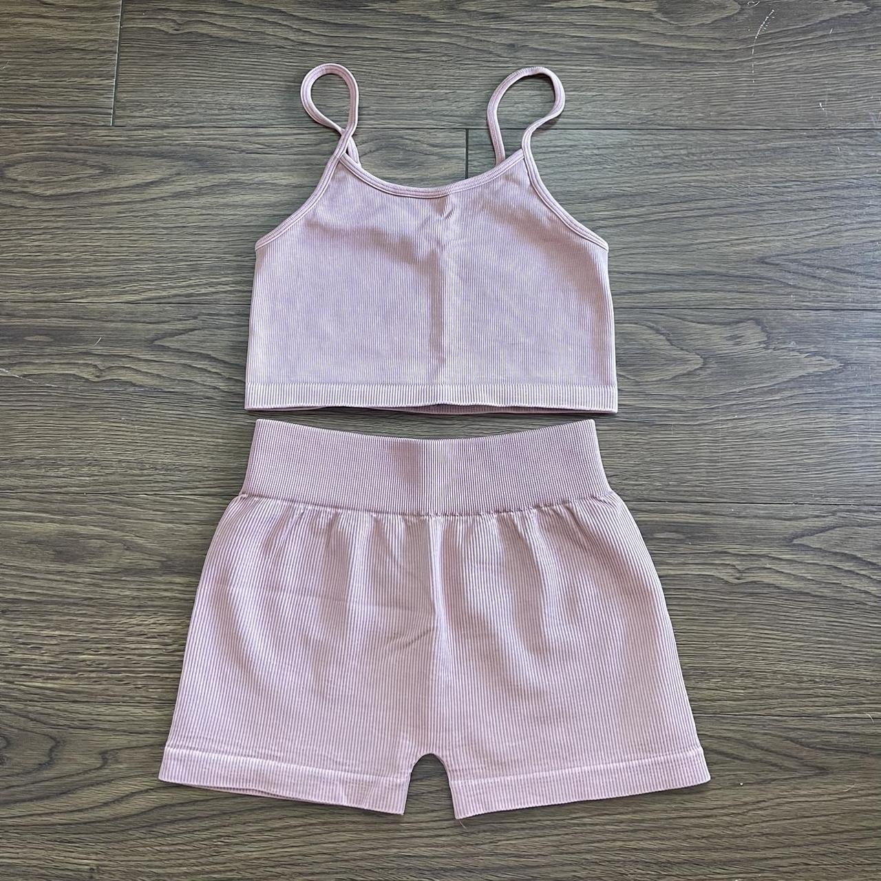 Tillys Women's Pink Crop-top
