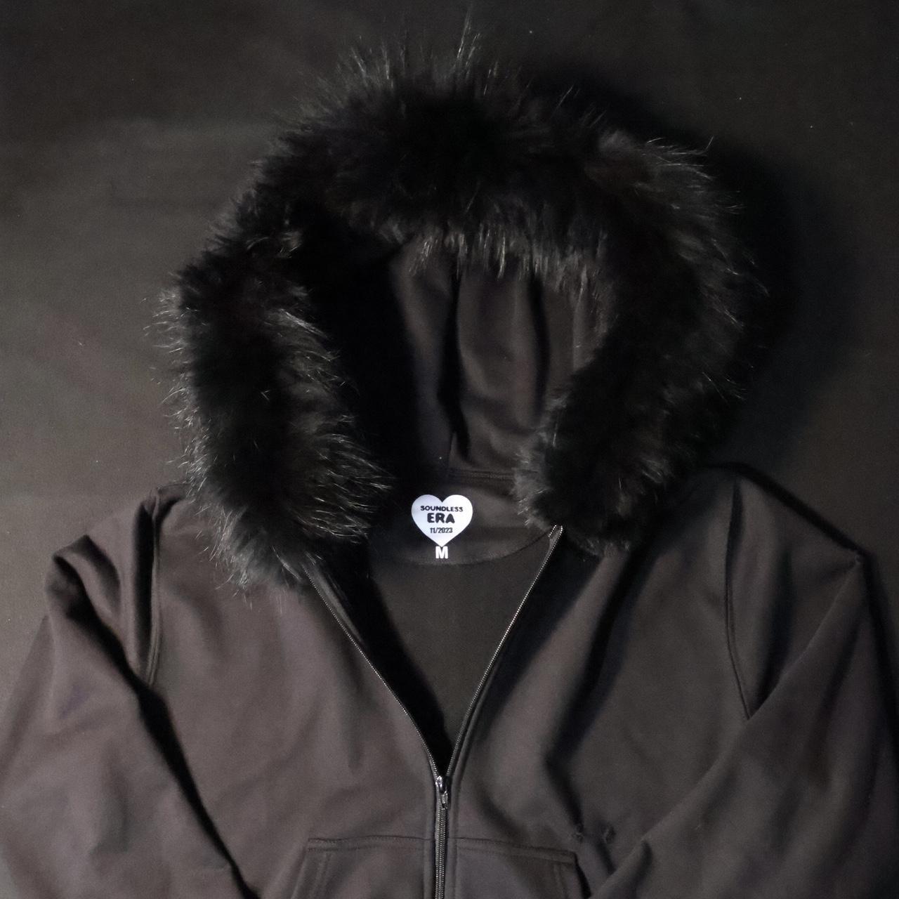 トップス 00s archive L.G.B. fur hoodie size1 00s archive L.G.B. fur hoodie size1（White zip up Fur Hoodie
