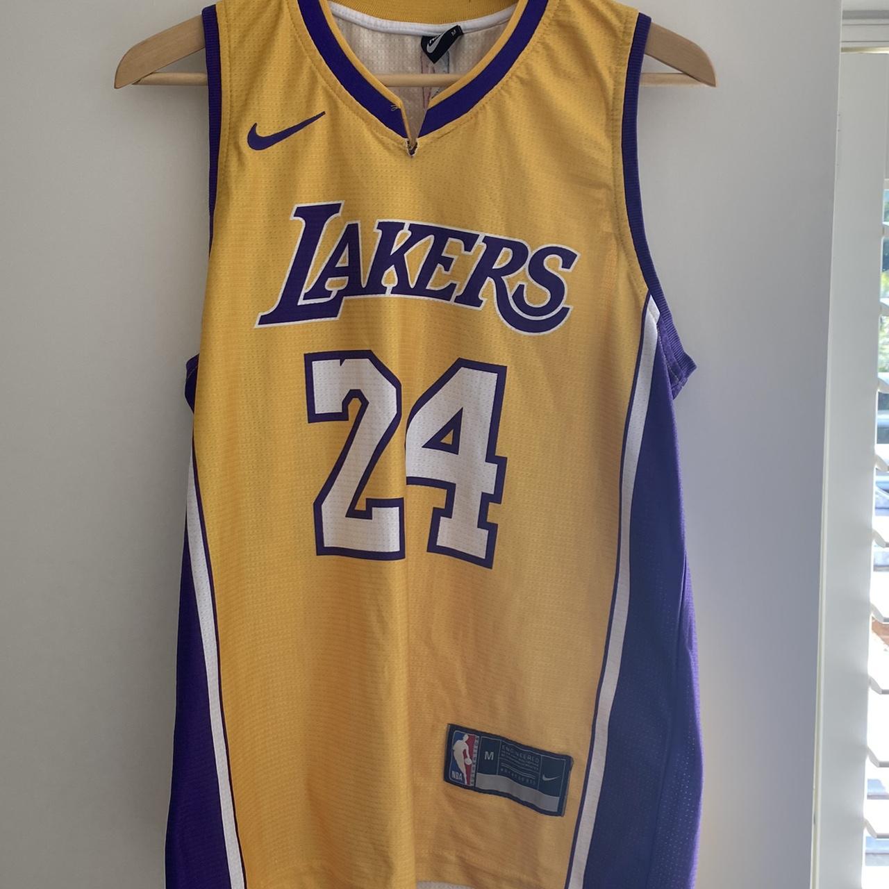 Kobe Bryant laker’s basketball jersey, slight rip at... - Depop