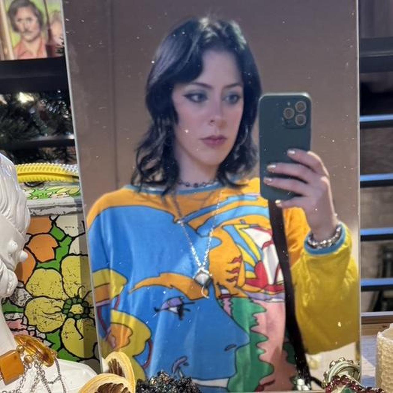 Peter Max Reversible Sweatshirt Pullover tags: - | Depop Peter Max Reversible Sweatshirt Pullover tags: - | Depop