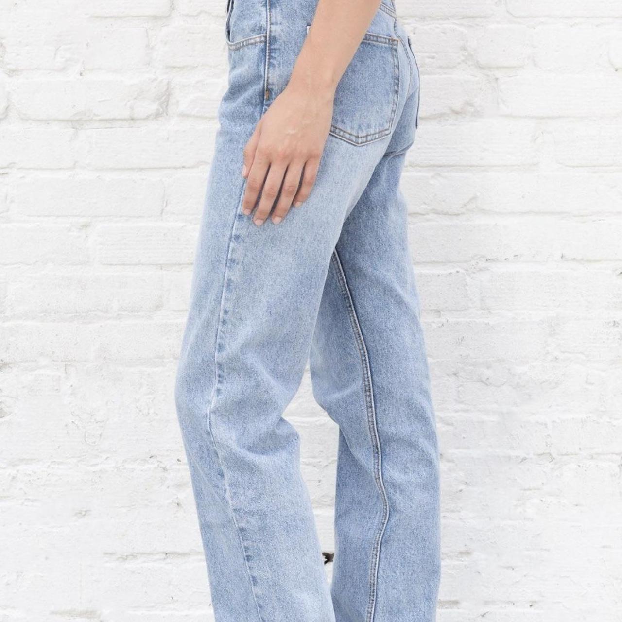 Brandy Melville Addison Jeans (Light Wash Denim) Depop