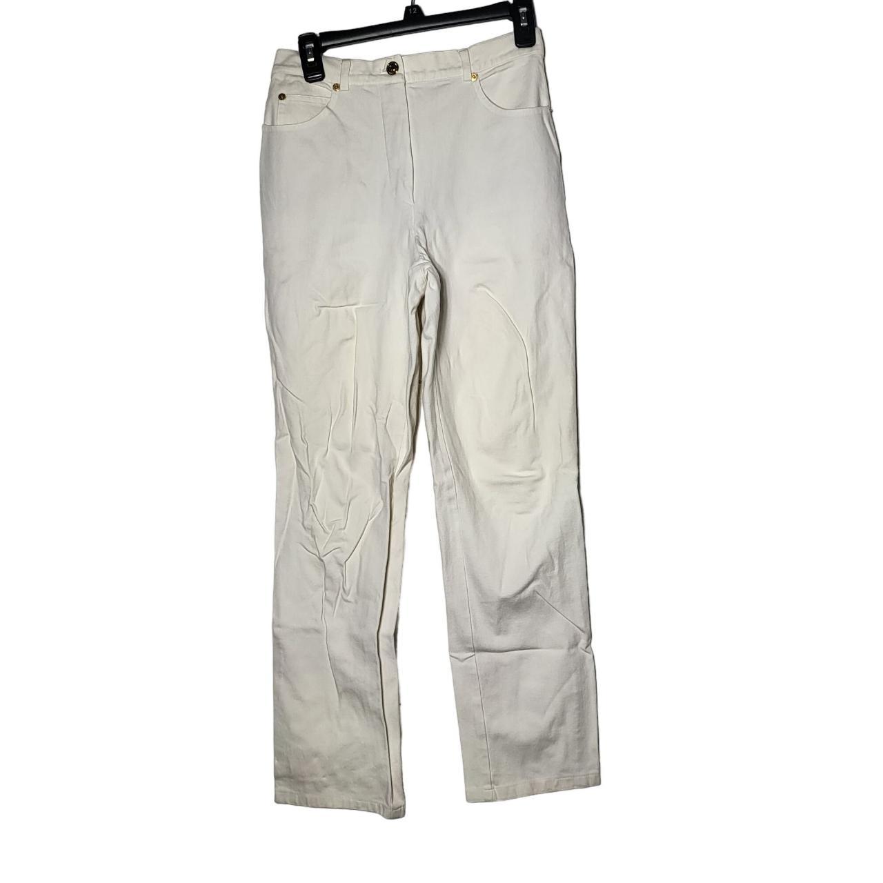 St. John White Denim Jeans Size: 6 Brand: St.... - Depop