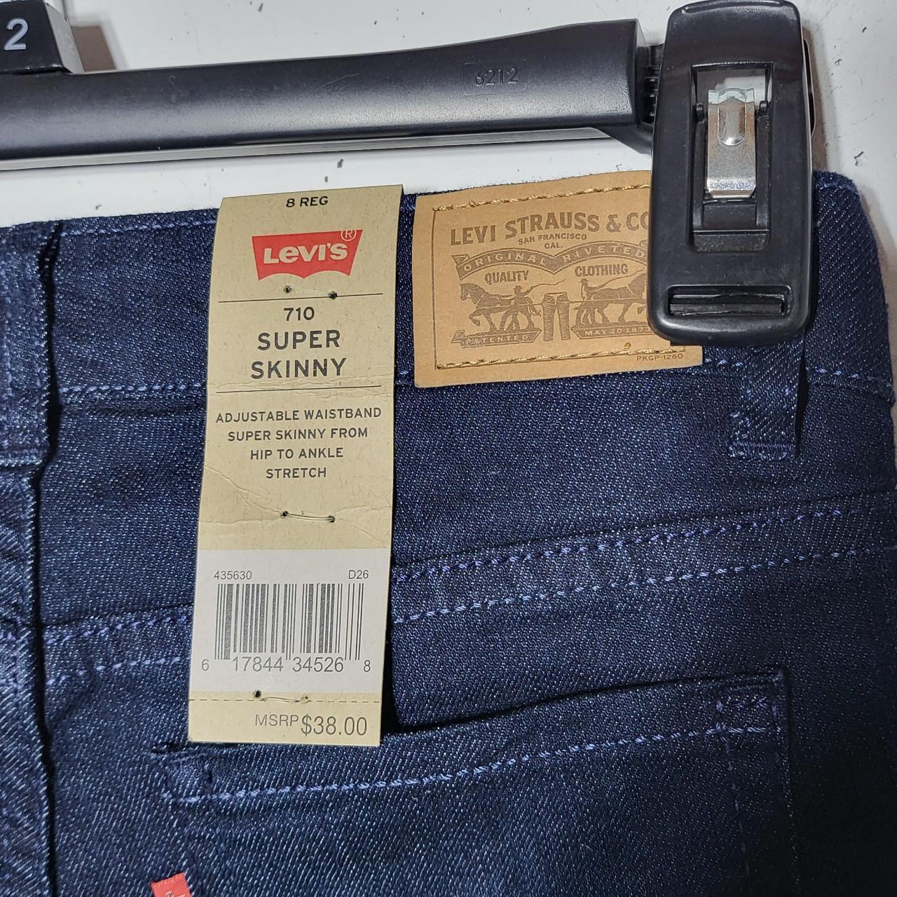 NWT Levi's Kids 710 Super Skinny Denim Blue Jeans... - Depop