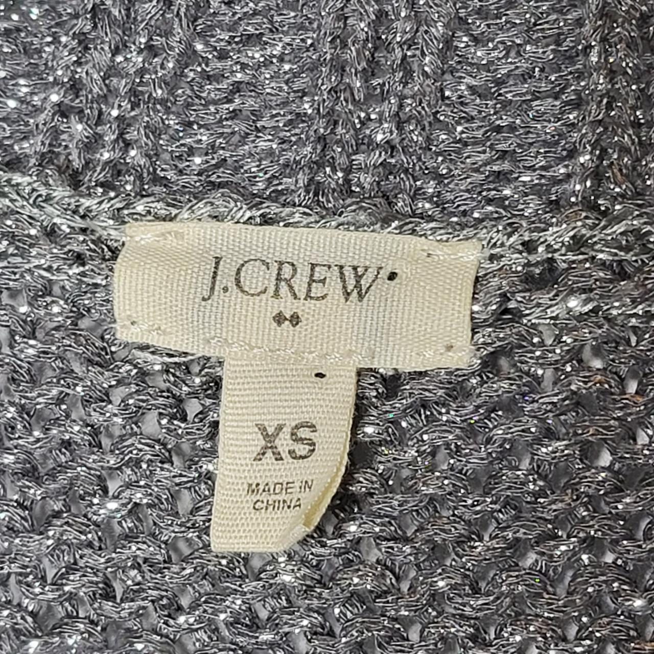 J. Crew Metallic Button-Down Cardigan Sweater with... - Depop