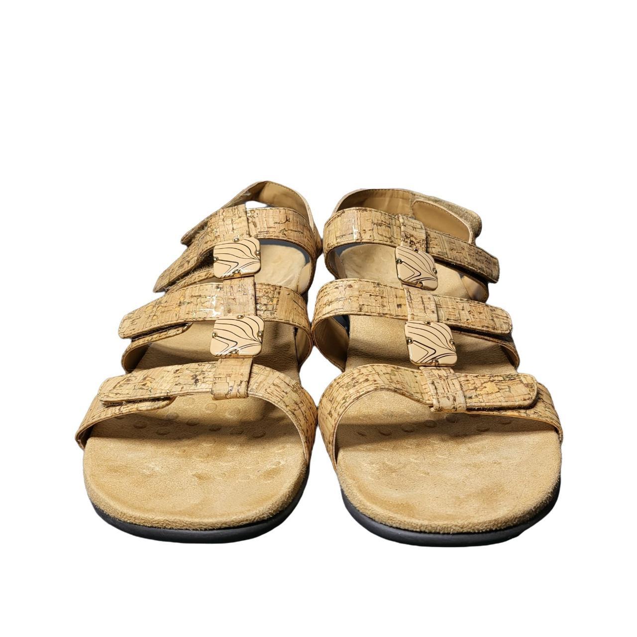 Vionic Amber Cork Print Sandals Women's Size... - Depop