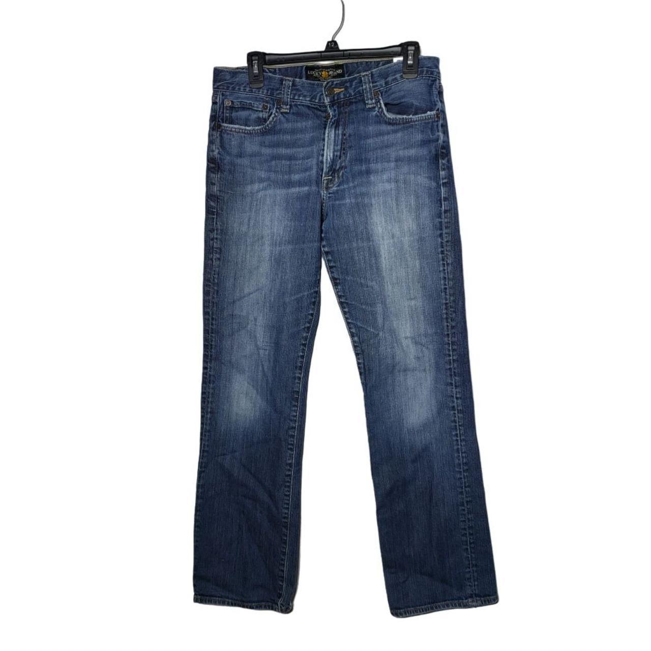 Lucky Brand Vintage Straight Denim Blue Jeans Mens... - Depop