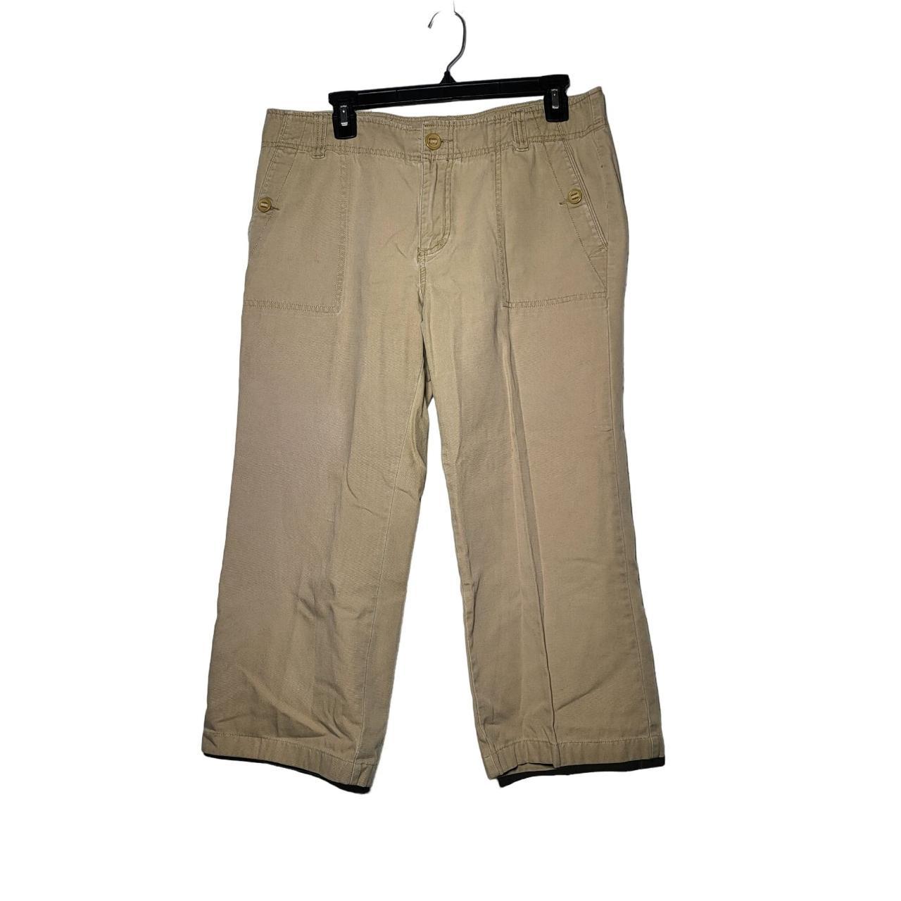 Eddie Bauer Khaki Pants Size: 12 Brand: Eddie... - Depop