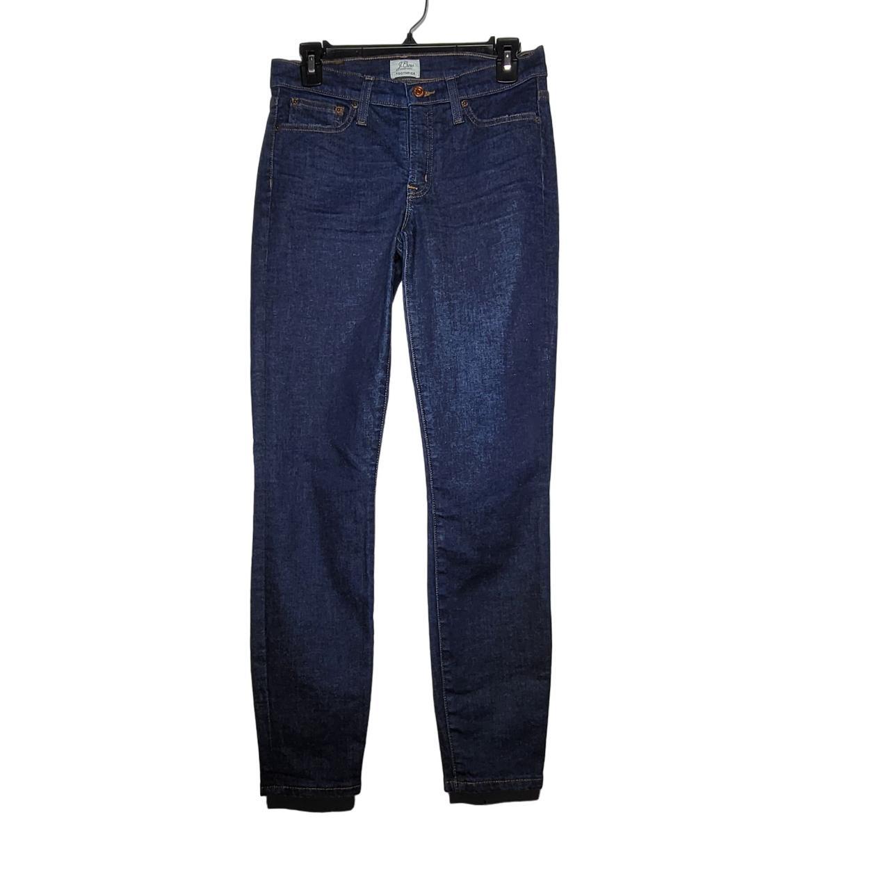 J. Crew Toothpick Denim Blue Jeans Size: 27 Brand:... - Depop