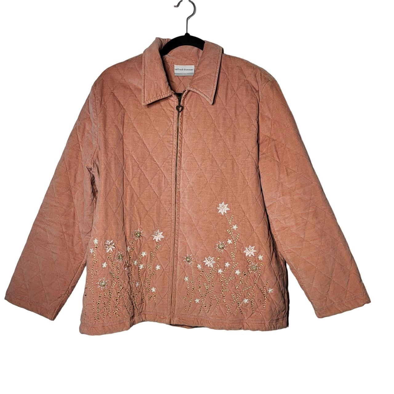 Alfred Dunner Floral Embroidered Jacket