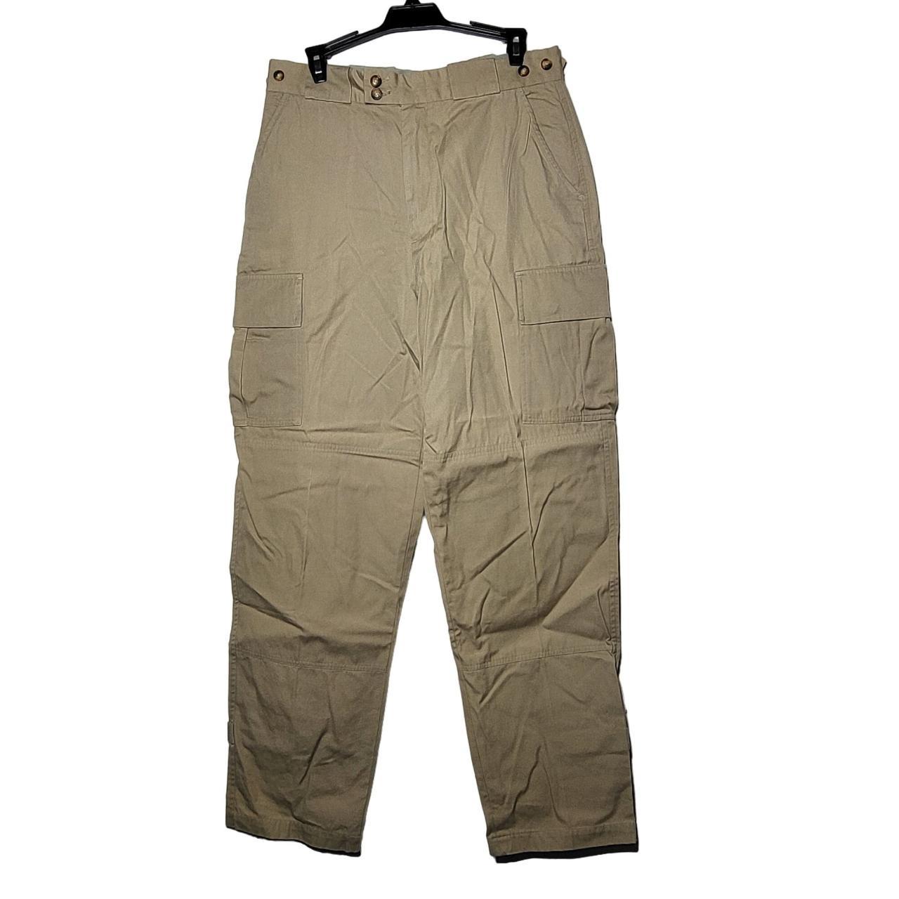 Vintage Orvis Pants 38 Corduroy Leather Trim Brown Ma… - Gem