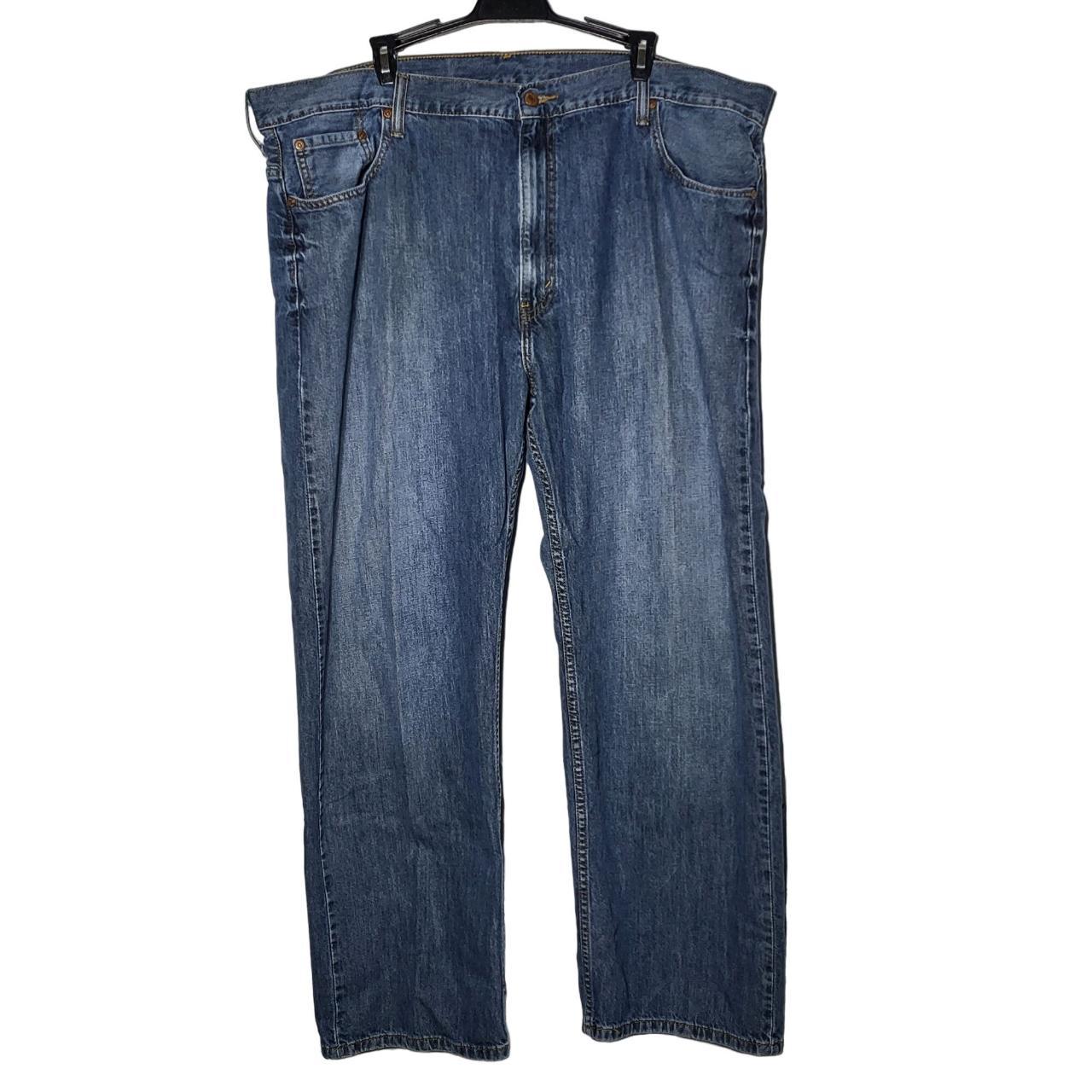 Levi's Men's 569 Denim Blue Jeans Size:... - Depop