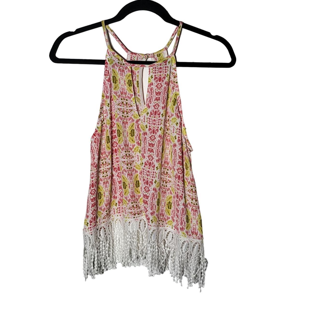 Women's Tank Top Women's Sleeveless Gypsy - Frill Detail, Viscose