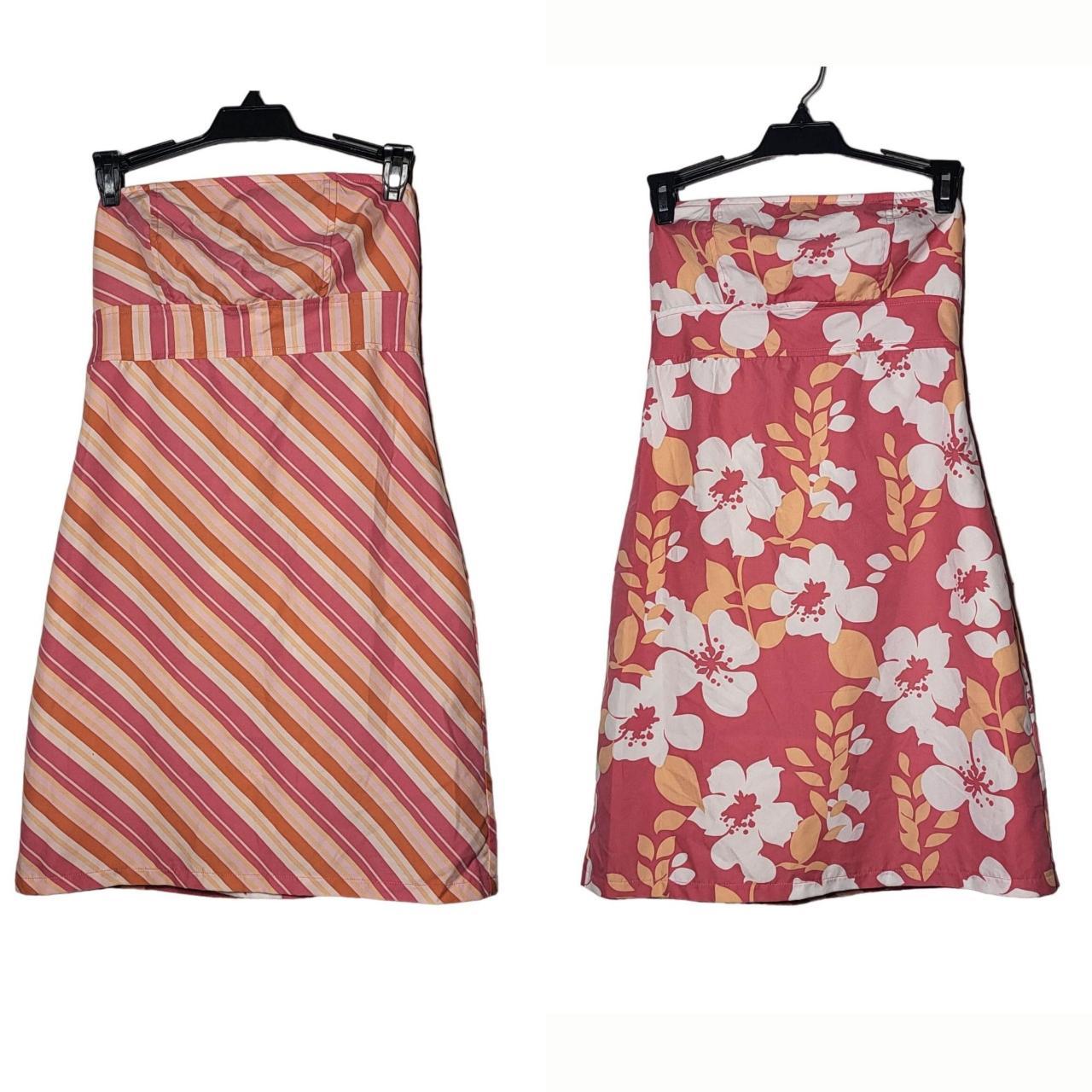 Target Women's Reversible Convertible Floral Striped... Depop