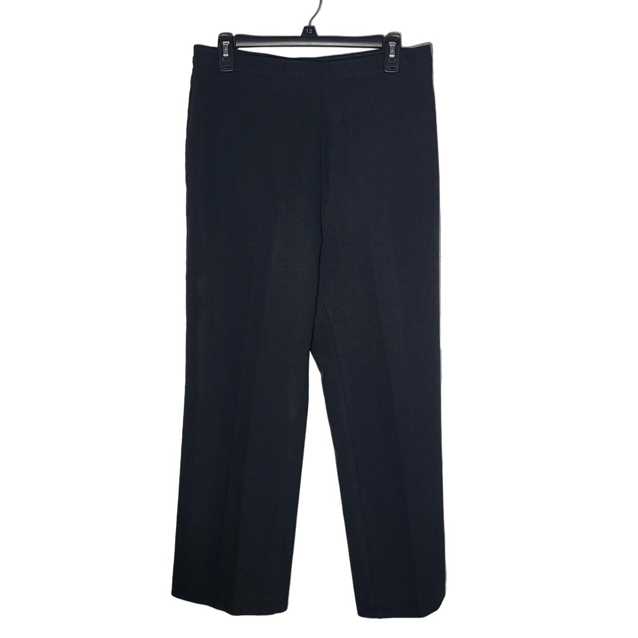 Vintage Levi's Women's Black Pants Slacks Size:... - Depop