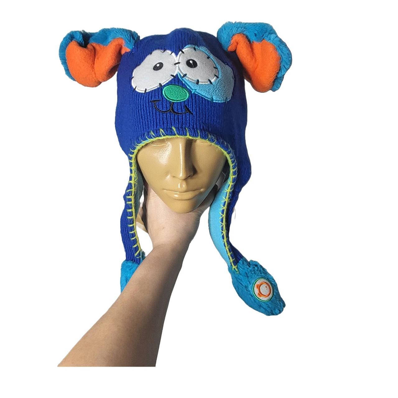 Flipeez Kids Blue Playful Puppy Toboggan Winter... - Depop