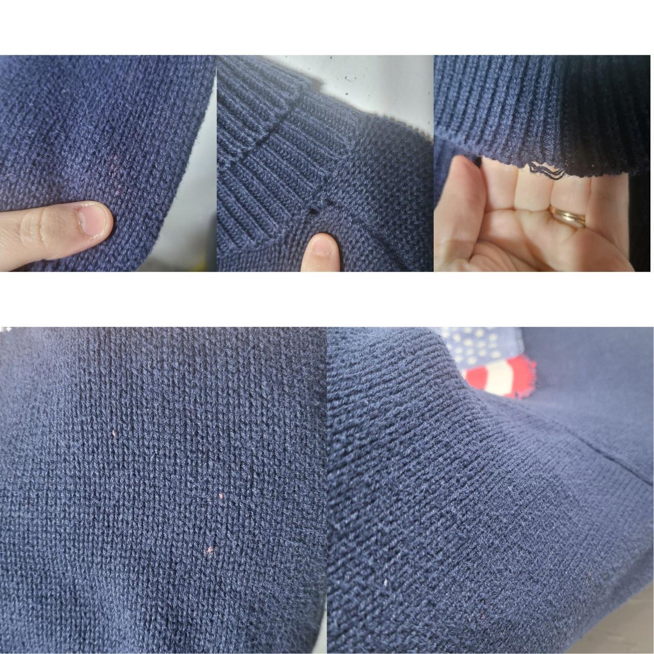 Jacque and Koko Womens Flag Knit Turtleneck Sweater... Depop