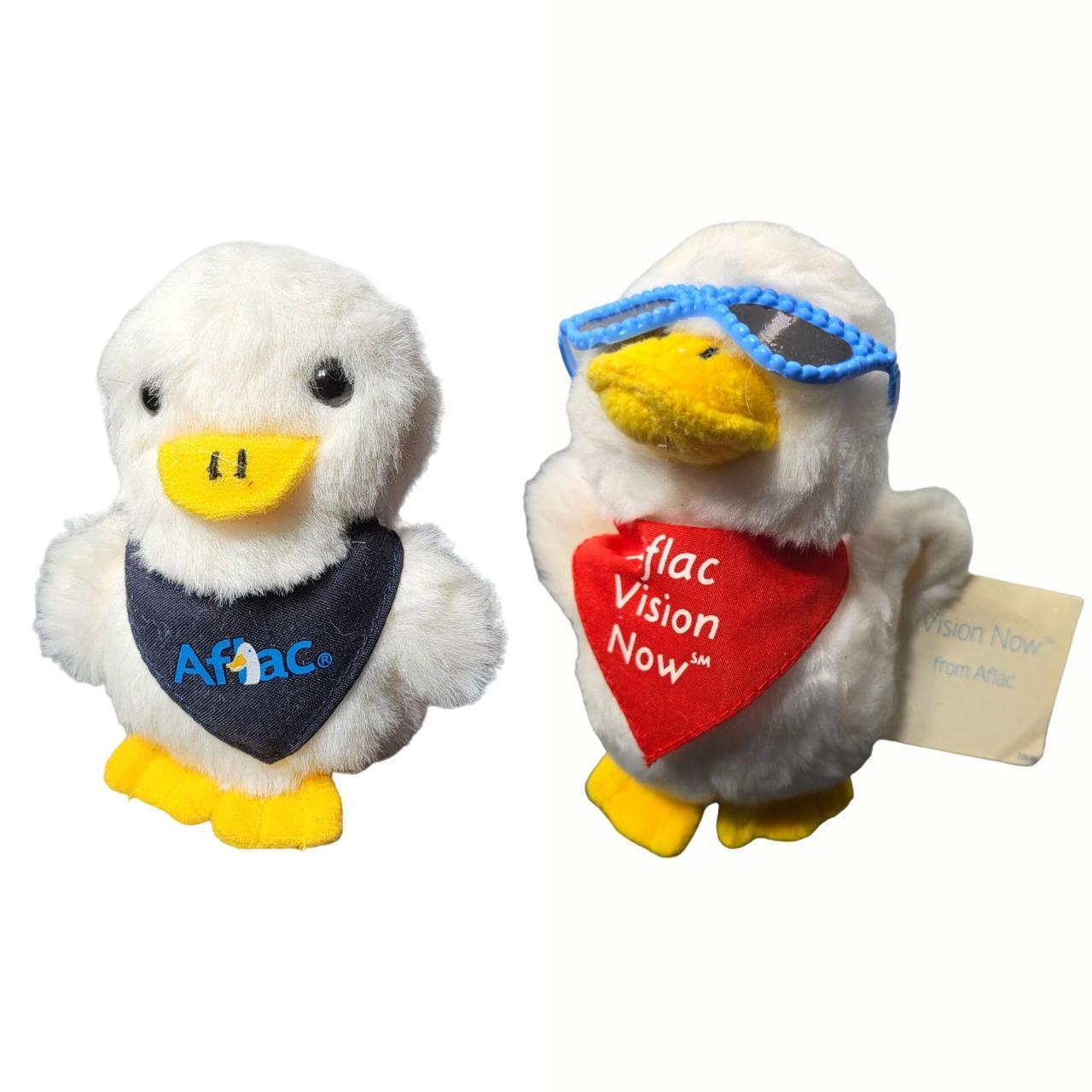 WORKING Aflac White Duck Bandana Plush Talking. Depop