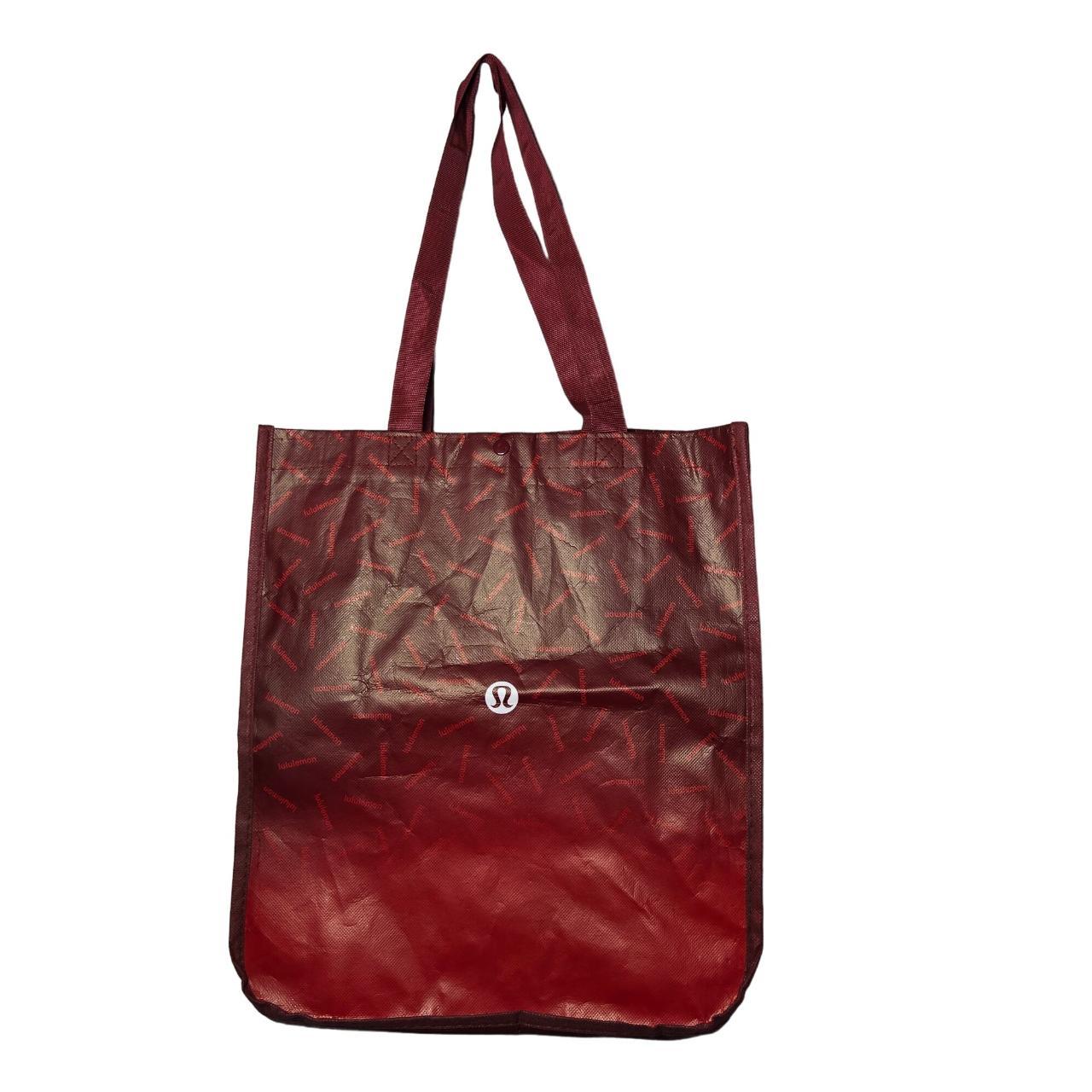 Lululemon Reusable Red Ombre Tote Bag EcoFriendly... Depop