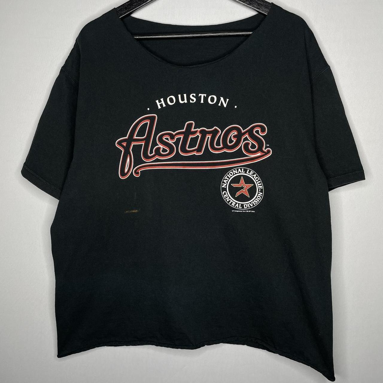 Vintage Y2K Houston Astros Logo Shirt Mens - Depop