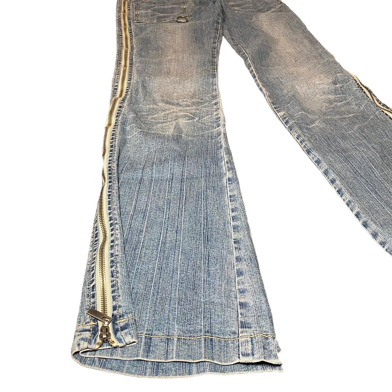 ⭐️ Early Y2K Joe Boxer Zip Up Flare Jeans ⭐️ ⭐️ 14W &... Depop