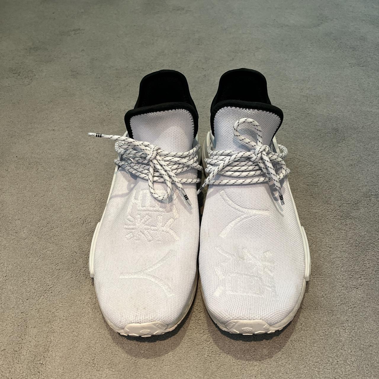 all white pharrell nmd