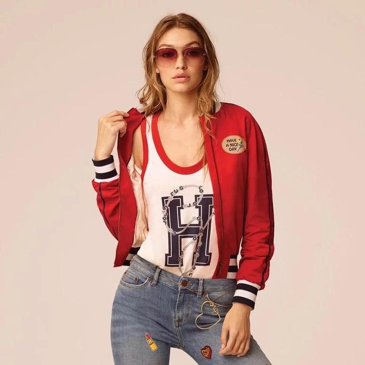 GIGI HADID X TOMMY HILFIGER Bomber Jacket Depop