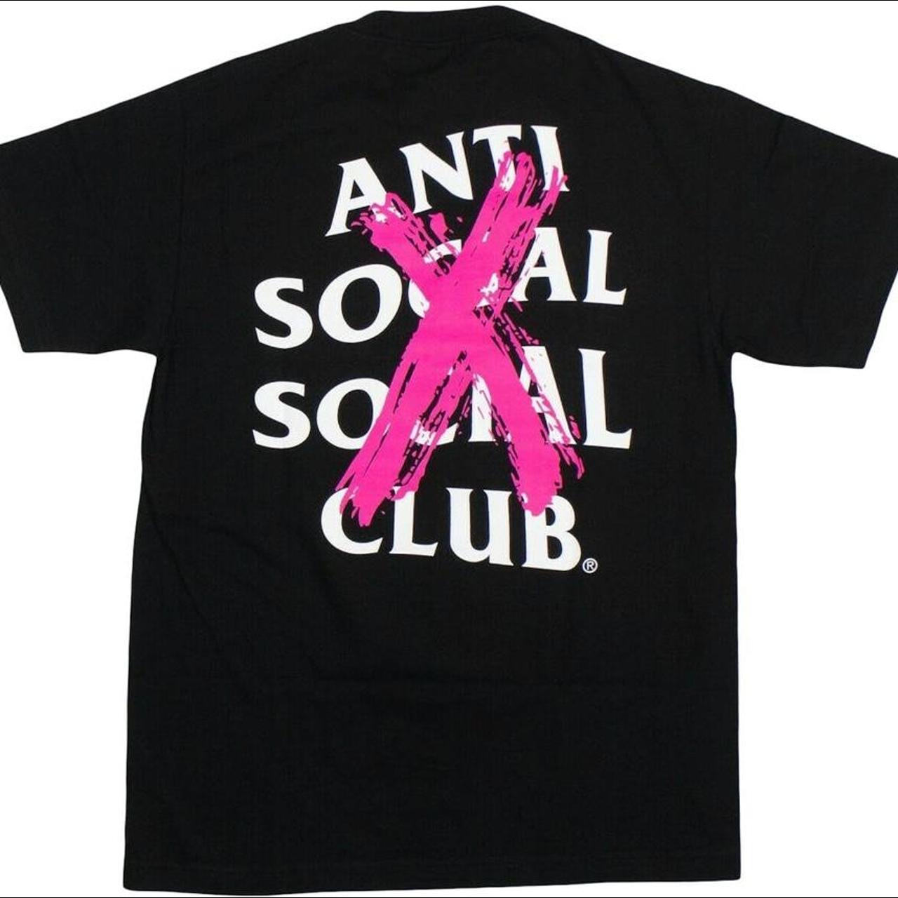 Anti Social Social Club Men's Black and White T-shirt (2)