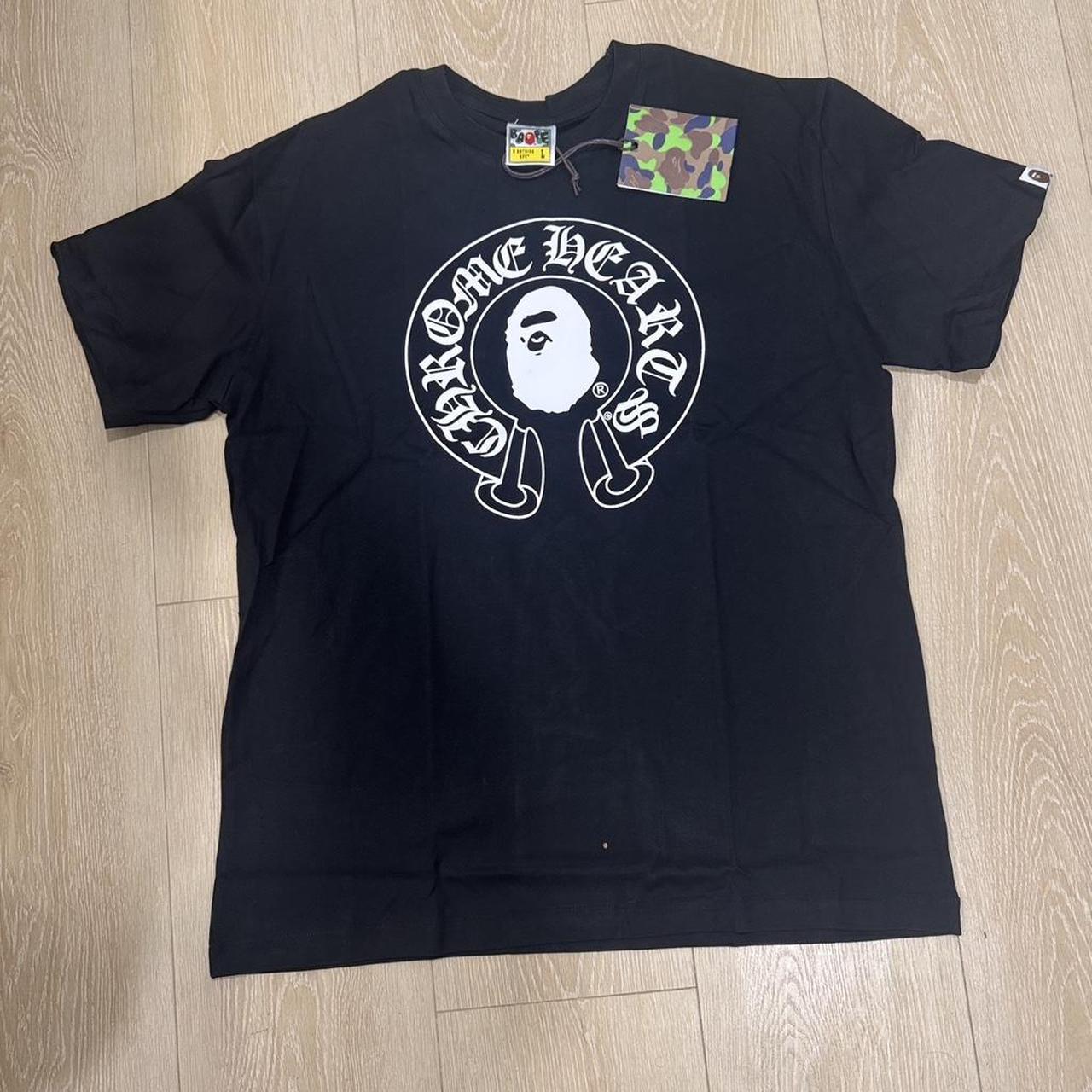 Bathing ape x chrome hearts medium but can fit small | Depop