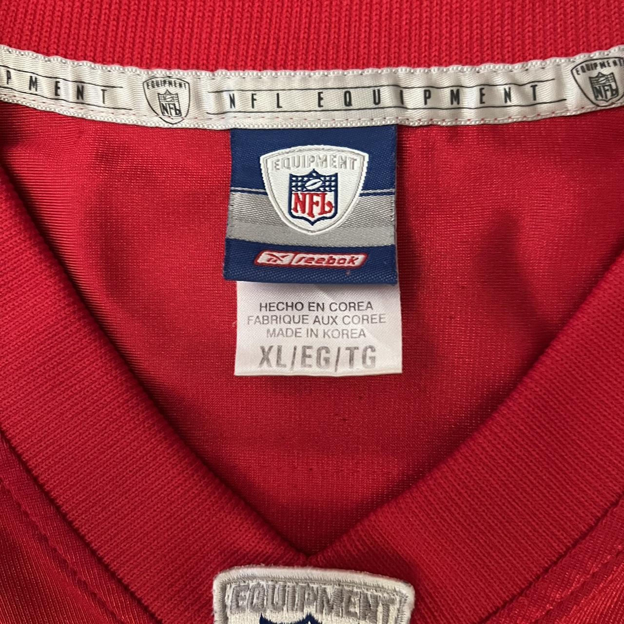 NFL Men's Red and Blue Top | Depop