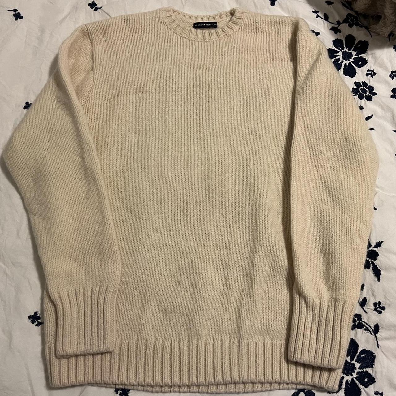 brandy wool sweater super thick and warm!! dm w any... - Depop