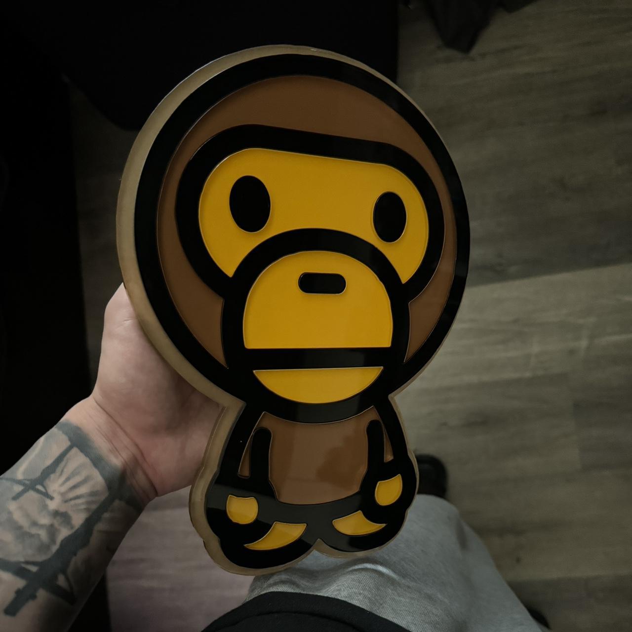 dope custom made baby milo bape logo