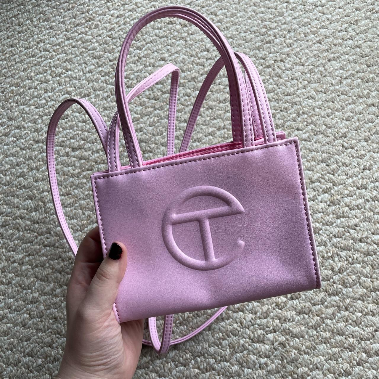 Telfar Women's Pink Bag | Depop