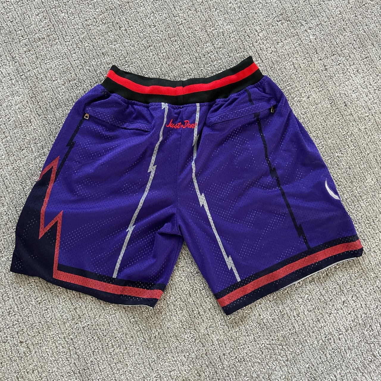 Vintage Toronto Raptors Just Don shorts from late