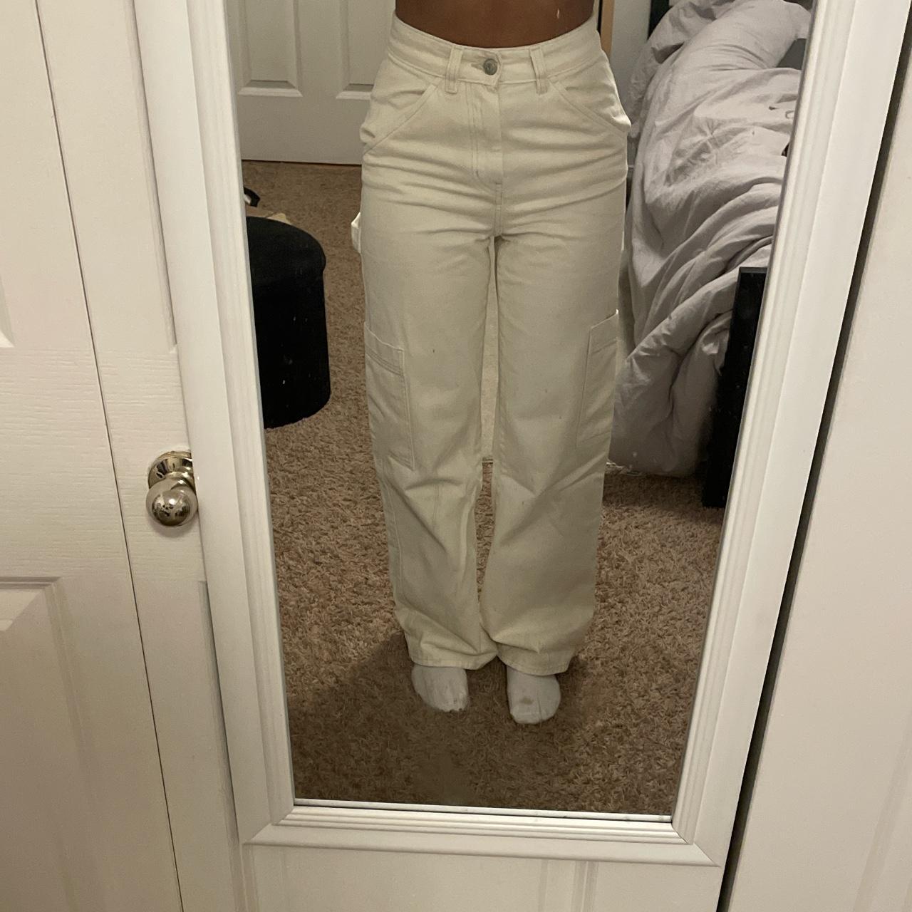 H&M wide leg cargo pants 📦 free shipping 🤍 size... Depop