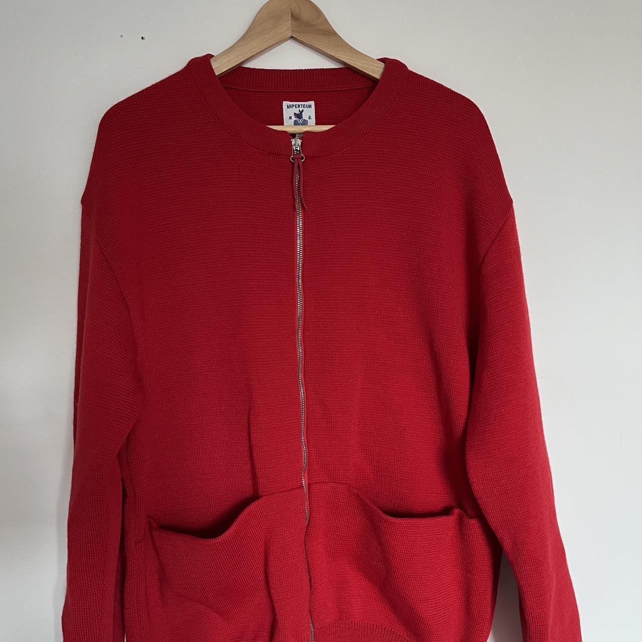 Arpenteur Deco Cardigan Red Large. Used but in