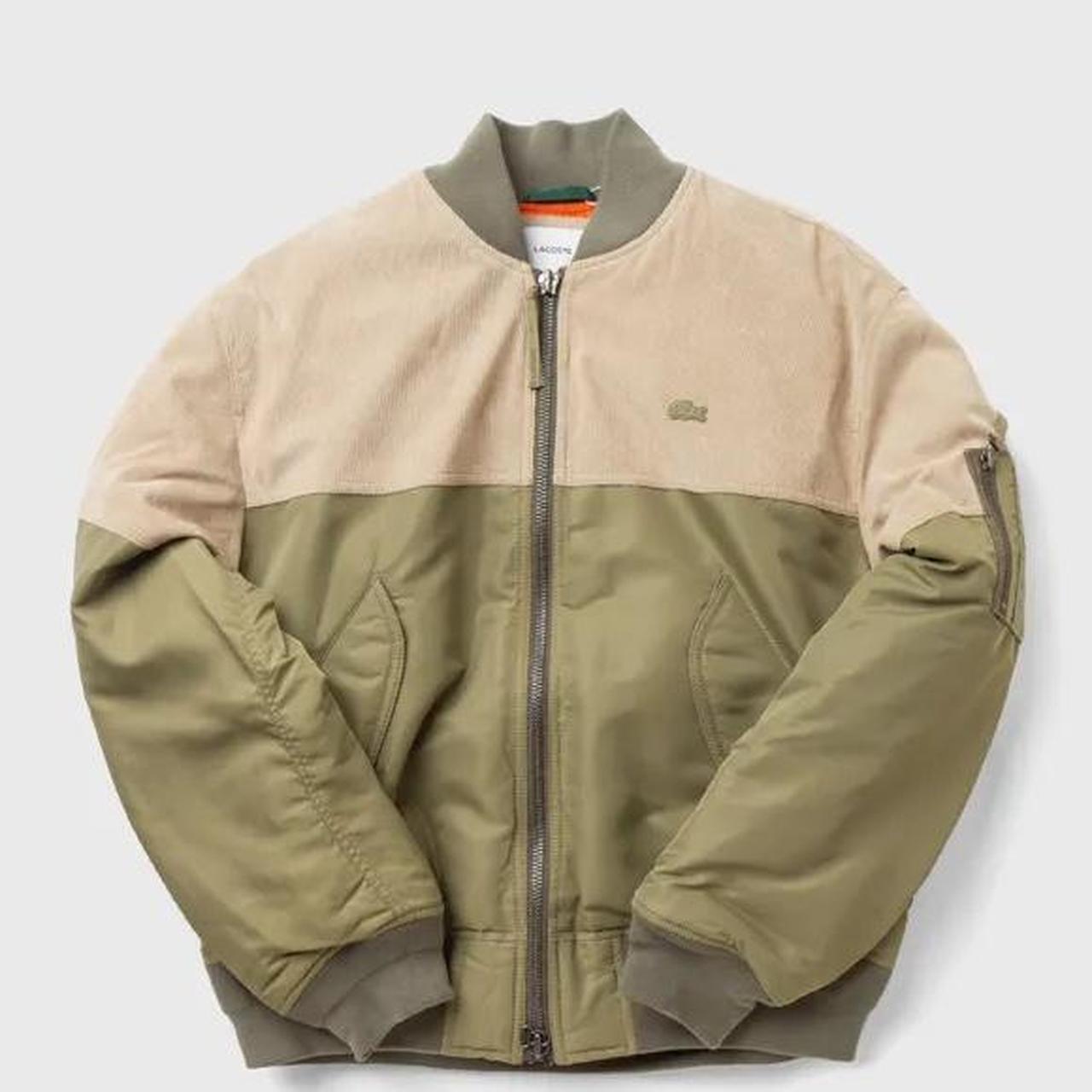 Lacoste Bomber Jacke Khaki Lacoste Padded Bomber Jacket (Khaki) HHV