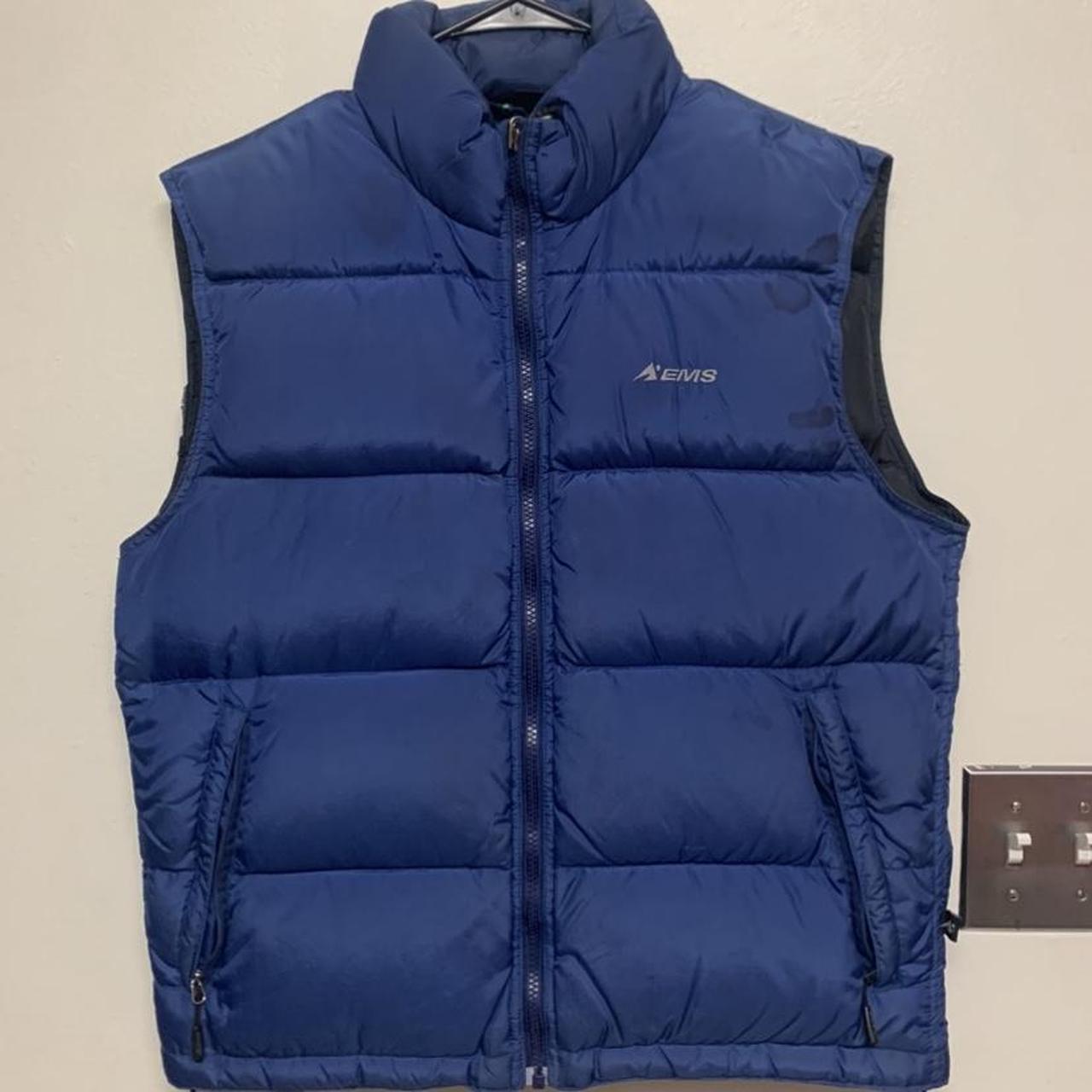 Eastern Mountain Sports Men's Blue Gilet | Depop